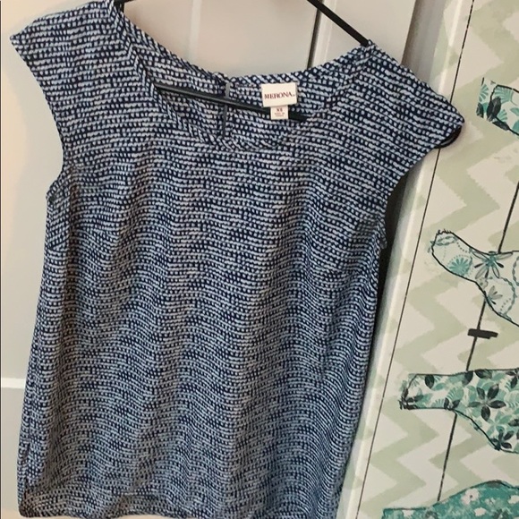 Blue business casual top - Picture 1 of 2